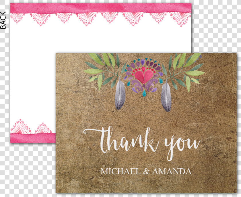 Elephant  amp  Leather Thank You Card Flat data caption  HD Png DownloadTransparent PNG