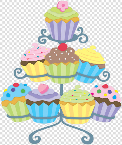 Vector Cupcakes Holder   Transparent Cake Stand Clipart  HD Png DownloadTransparent PNG