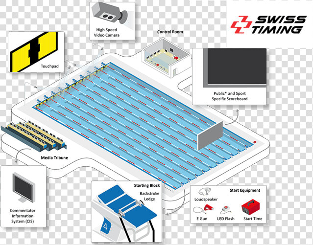 Swiss Timing Photo   Swimming Pool Timing Systems  HD Png DownloadTransparent PNG