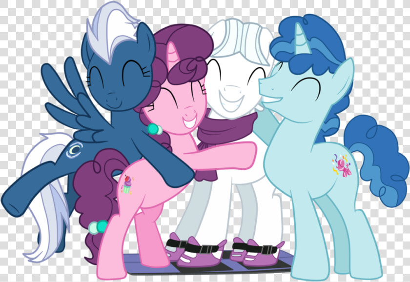 My Little Pony Group Png   My Little Pony Huggin  Transparent PngTransparent PNG