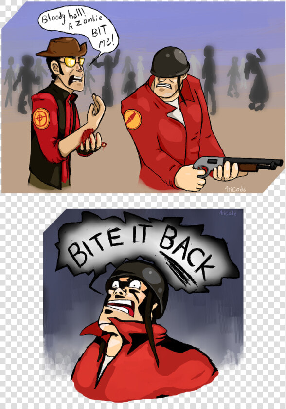 Tf2 Zombie Apocalypse Team  HD Png DownloadTransparent PNG