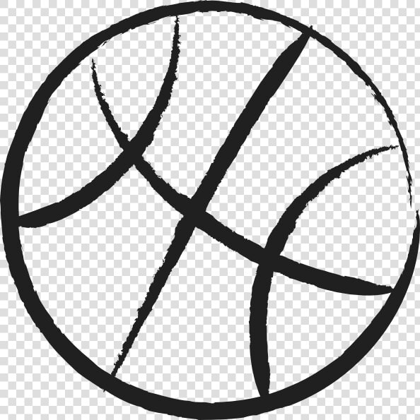 Basketball Outline Clip Art At Clker   Free Black And White Basketball Clipart  HD Png DownloadTransparent PNG