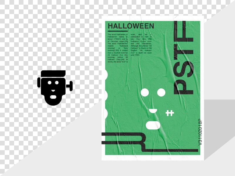 Halloween Icons Flat Design Flat Halloween Design Halloween   Poster  HD Png DownloadTransparent PNG