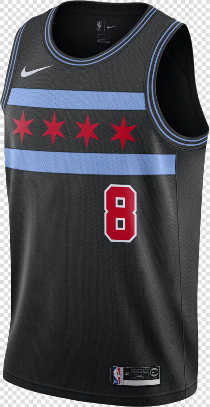 Nike Nba Chicago Bulls Zach Lavine Swingman Jersey   Chicago Bulls City Edition Jersey  HD Png DownloadTransparent PNG