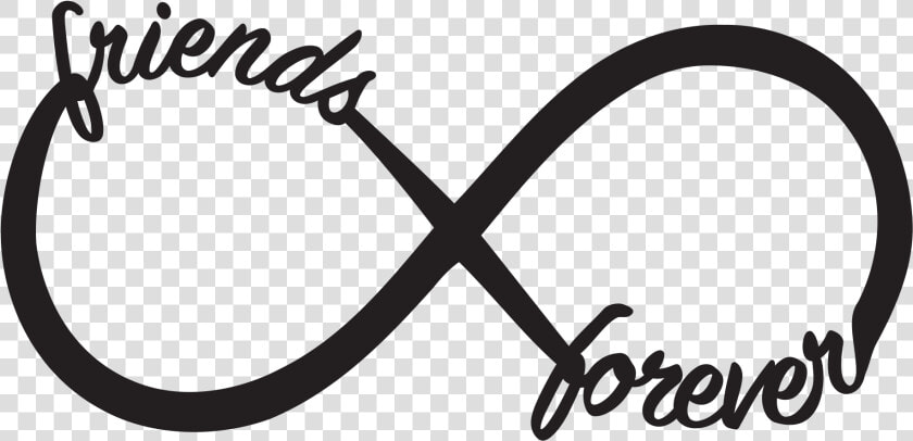  friendsforever  friends  infinity  bff  words  text   Friends Forever Infinity Sign  HD Png DownloadTransparent PNG