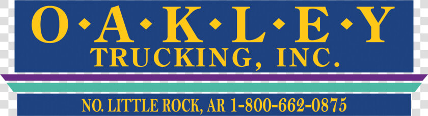 Oakley Trucking Logo   Oakley Trucking  HD Png DownloadTransparent PNG