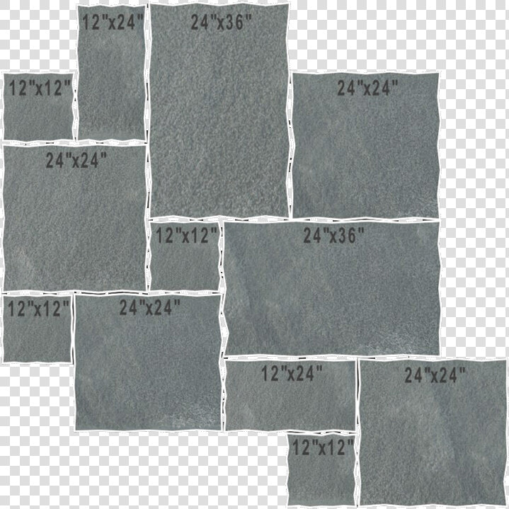 Pavers Antique Black Jumbo Pattern Rock Face Dimensional   Floor Plan  HD Png DownloadTransparent PNG