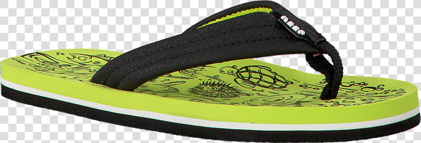 Green Reef Flip Flops Grom Reef Footprints  HD Png DownloadTransparent PNG