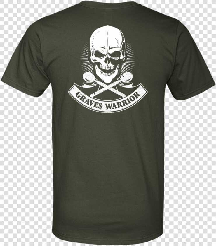 Graves Warrior Skull Men S V Neck Shirt   Luke Combs Black Skeleton  HD Png DownloadTransparent PNG