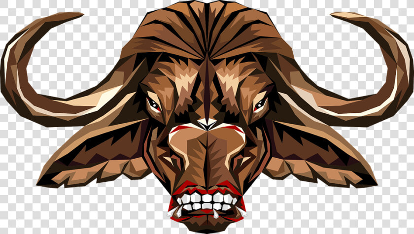 Head Animal Buffalo Nature Stylized Comic   Buffalo Head Art Png  Transparent PngTransparent PNG