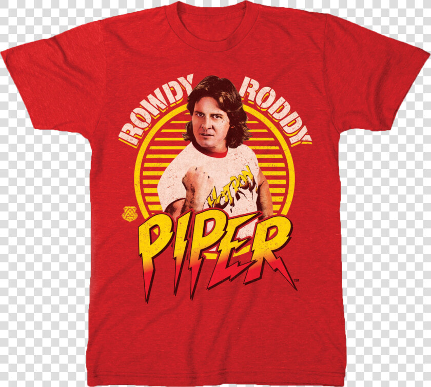 Hot Rod Rowdy Roddy Piper T shirt   Active Shirt  HD Png DownloadTransparent PNG