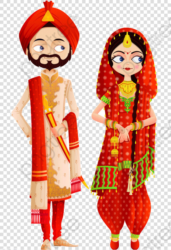 Clipart Groom Category   Indian Wedding Cartoon Png  Transparent PngTransparent PNG