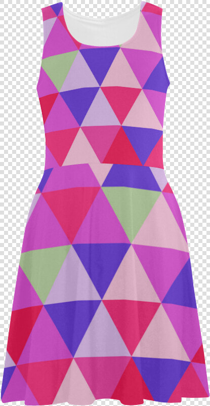 Geometric Pink Triangle Pattern Atalanta Sundress   Pattern  HD Png DownloadTransparent PNG