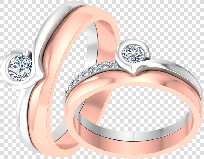 Adorable Couple Rings   Diamond Engagement Ring Designs For Couple  HD Png DownloadTransparent PNG