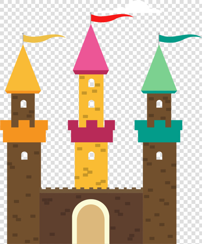 Vector Black And White Download Cartoon Castle Transprent   Dibujos De Castillos Animados  HD Png DownloadTransparent PNG