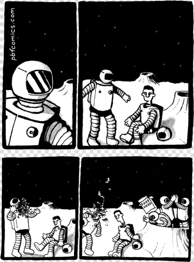 Space Helmet   Hilarious Comics With Unexpected Dark Ending  HD Png DownloadTransparent PNG