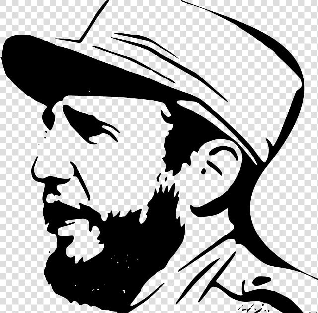 Drawing Fidel Castro Poster  HD Png DownloadTransparent PNG