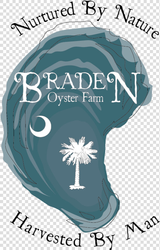 Braden Oyster Farm Logo   South Carolina Palmetto Flag  HD Png DownloadTransparent PNG