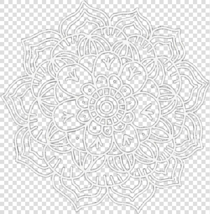  mandala  tumblr  whitemandala  mandalatumblr  freetoedit   Flower Overlay For Edits  HD Png DownloadTransparent PNG