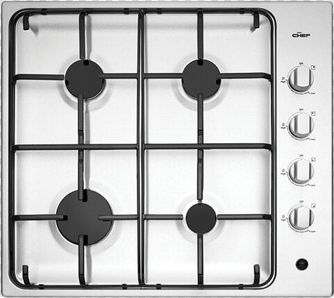 Chef 4 Burner Gas Cooktop  HD Png DownloadTransparent PNG