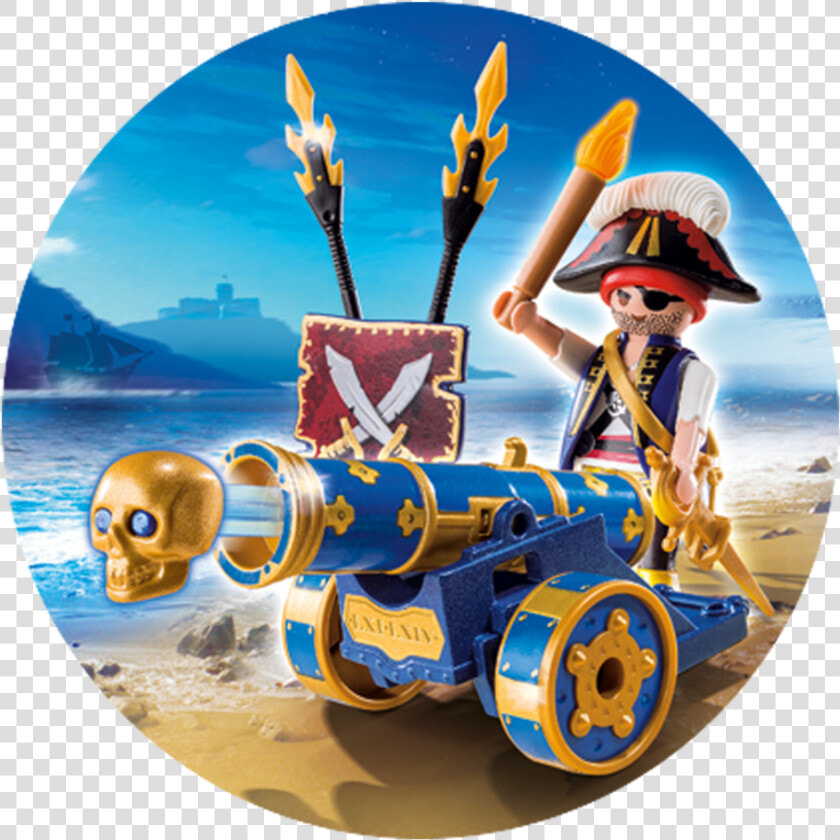 Blue Interactive Cannon With Pirate 6164   Png Download   Playmobil Pirate  Transparent PngTransparent PNG