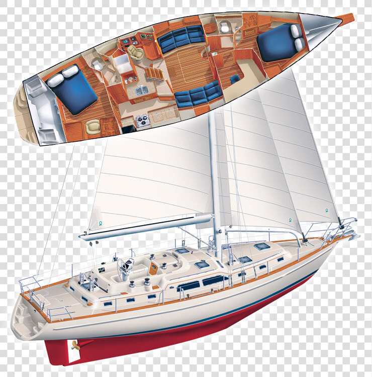 S amp j Yachts Sells More Island Packet Yachts Than Anyone   Island Packet Sailboat 485  HD Png DownloadTransparent PNG