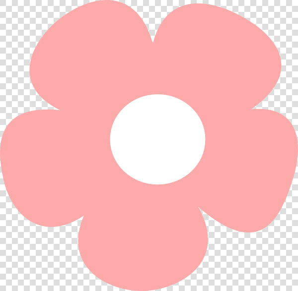 Crown Clipart Simple   Simple Pink Flower Vector  HD Png DownloadTransparent PNG