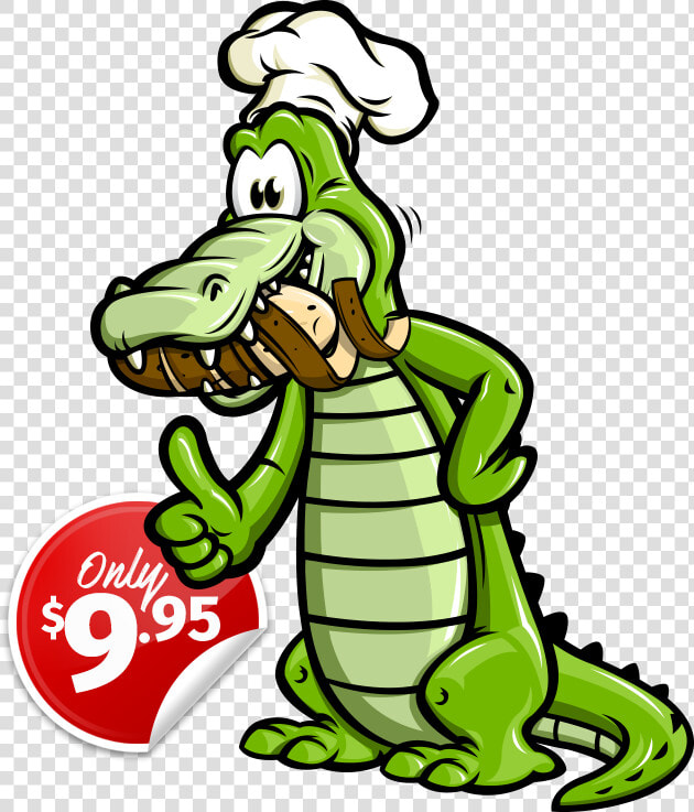 Clip Art Gator Chef   Cooking Alligator Clipart  HD Png DownloadTransparent PNG