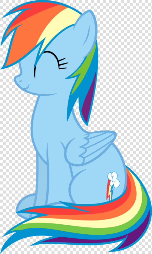 Slb94  Cute  Dashabetes  Eyes Closed  Happy  Rainbow  HD Png DownloadTransparent PNG