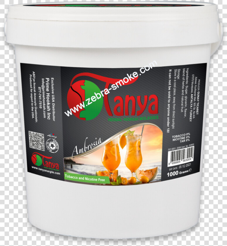 Tanya Herbal Shisha 1000g   Iced Tea  HD Png DownloadTransparent PNG