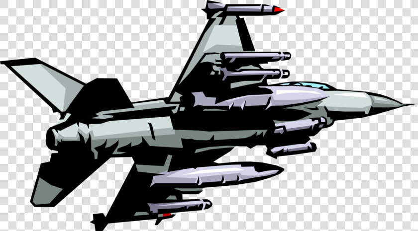 Vector Illustration Of F16 Falcon Us Air Force Single engine   F16 Falcon Vector  HD Png DownloadTransparent PNG