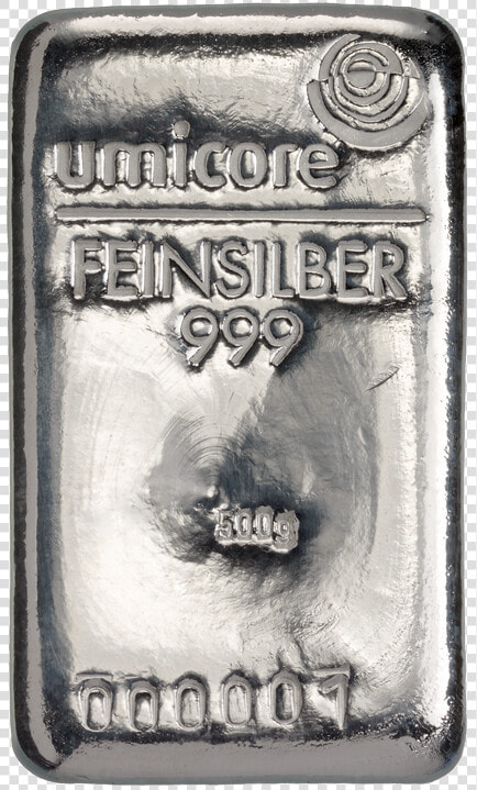 Silver Bar Png Image   Zilverbaar 500 Gram Unicore  Transparent PngTransparent PNG