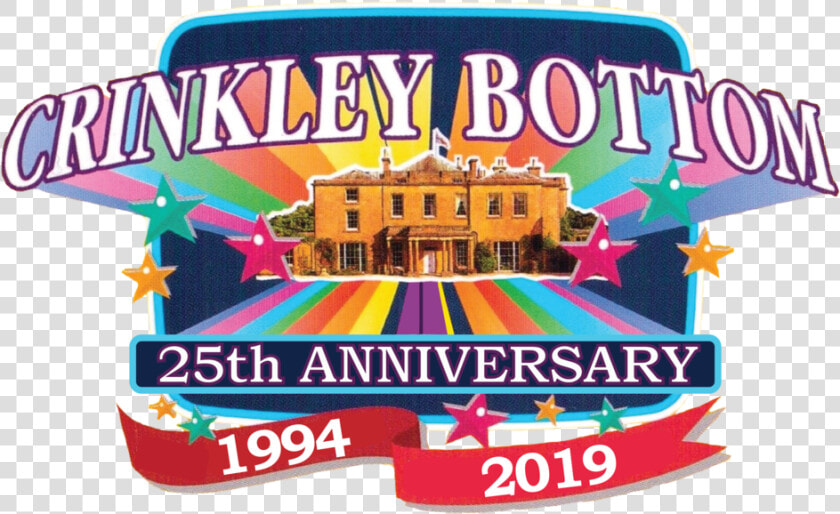 Crinkley Bottom 25th Anniversary Logo   Crinkley Bottom Theme Park  HD Png DownloadTransparent PNG