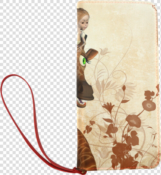 Funny  Cute Giraffe With Fairy Women S Clutch Wallet   Garment Bag  HD Png DownloadTransparent PNG