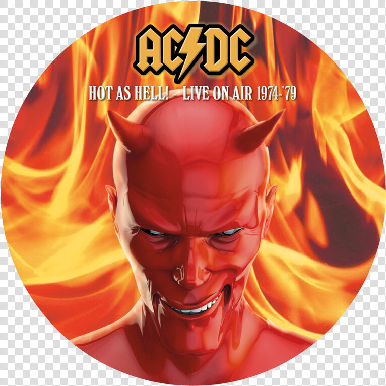 Ac dc Hot As Hell Picture Disk Front Title Ac dc   Ac Dc Hot As Hell  HD Png DownloadTransparent PNG