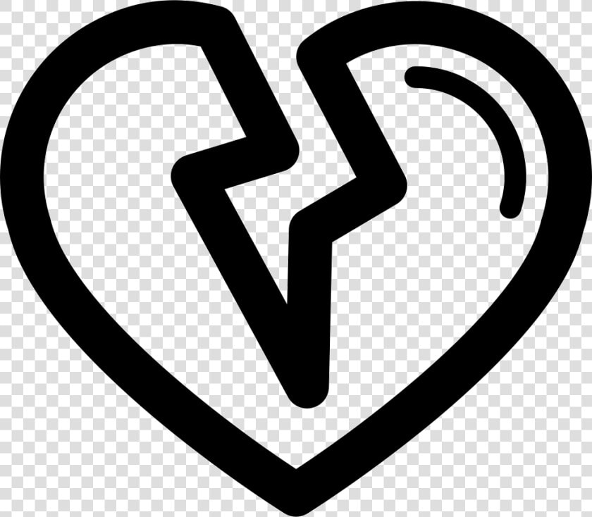 Broken Heart Outline Png   Imagenes Y Diseños De Corazones Rotos  Transparent PngTransparent PNG