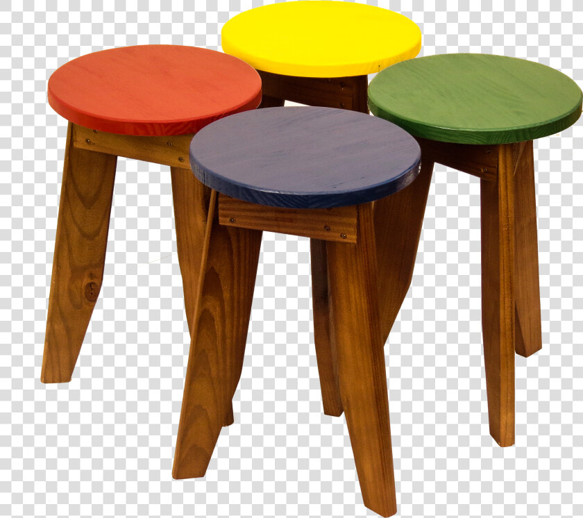 Banquetas De Madeira Ms Colors   Bar Stool  HD Png DownloadTransparent PNG