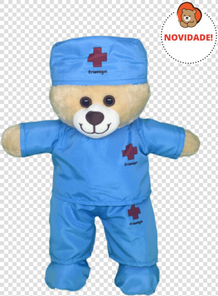 Ursinho Vestido De Medico  HD Png DownloadTransparent PNG