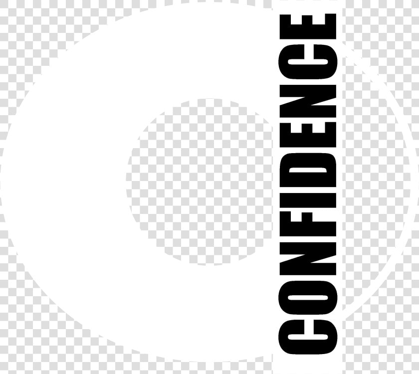 Confidence Logo Black And White Transparent Confidence   Circle  HD Png DownloadTransparent PNG