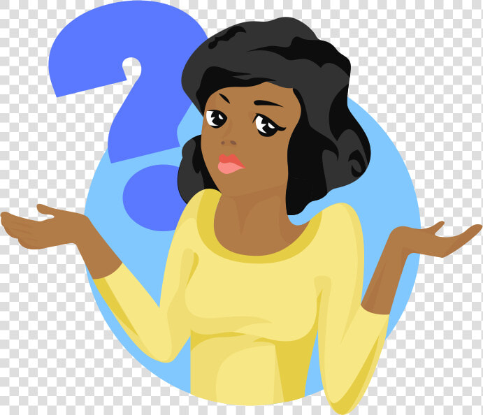 The Lean Way   Dont Know Clipart Black Girl  HD Png DownloadTransparent PNG