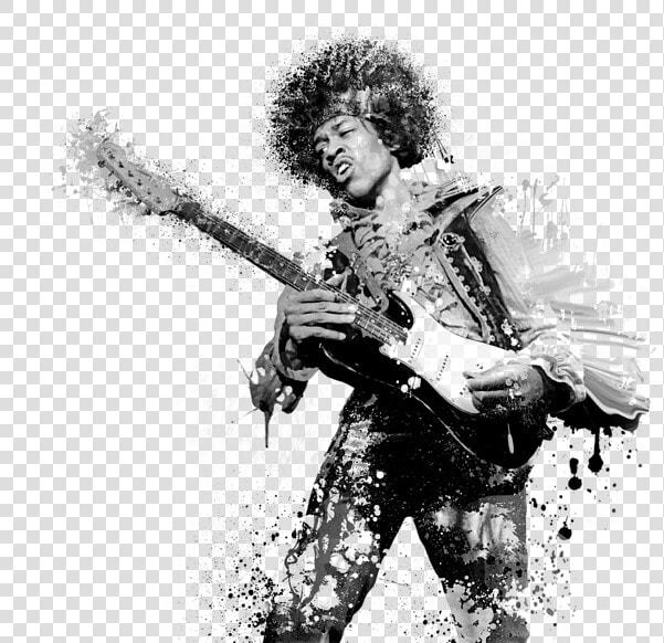 Jimi Hendrix White Background  HD Png DownloadTransparent PNG