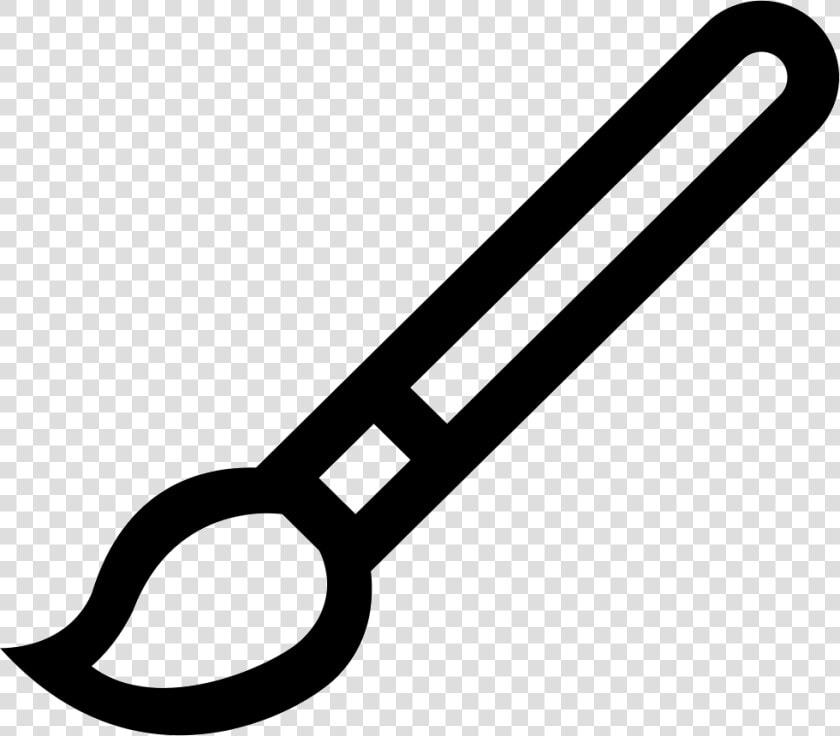 Paintbrush Outline Comments   Paint Brush Icon Outline  HD Png DownloadTransparent PNG