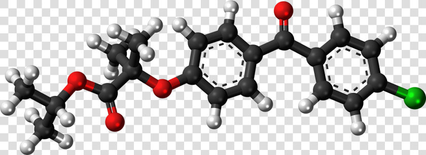 Fenofibrate Molecule Ball   Mbba  HD Png DownloadTransparent PNG