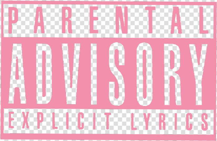 Freetoedit Parental Advisory Explicit   Parent Advisory Sticker Pink  HD Png DownloadTransparent PNG