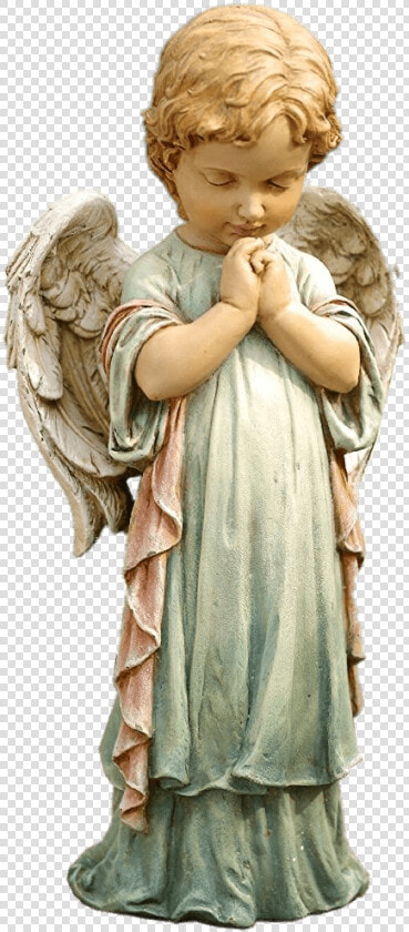 Praying Cherub   Praying Baby Angel Statue  HD Png DownloadTransparent PNG