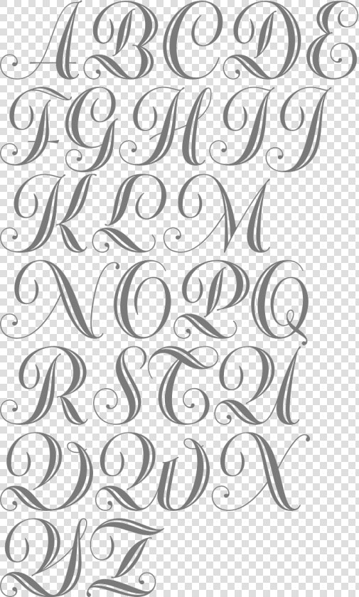 Fancy Bold Cursive Letters  HD Png DownloadTransparent PNG