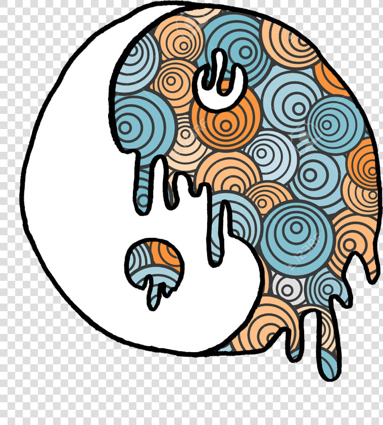 Trippy Transparent Orange   Trippy Yin Yang Png  Png DownloadTransparent PNG