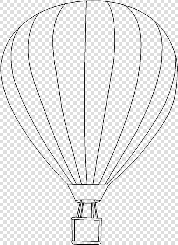 Png Hot Air Balloon Black And   Hot Air Balloon Outline Png  Transparent PngTransparent PNG