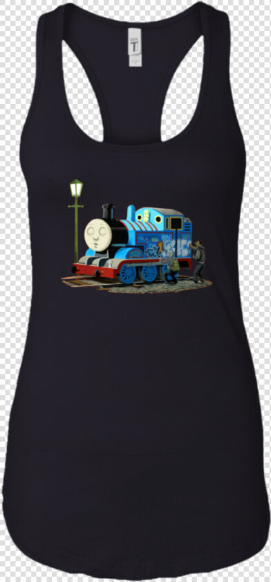 Banksy Thomas The Tank Engine Racerback Tank T shirts   Thomas The Tank Engine  HD Png DownloadTransparent PNG