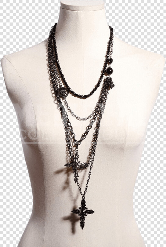 Goth Cross Neclace Png  Transparent PngTransparent PNG